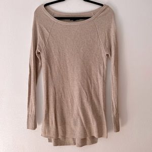 Womens tan sweater size medium American Eagle Outfitters